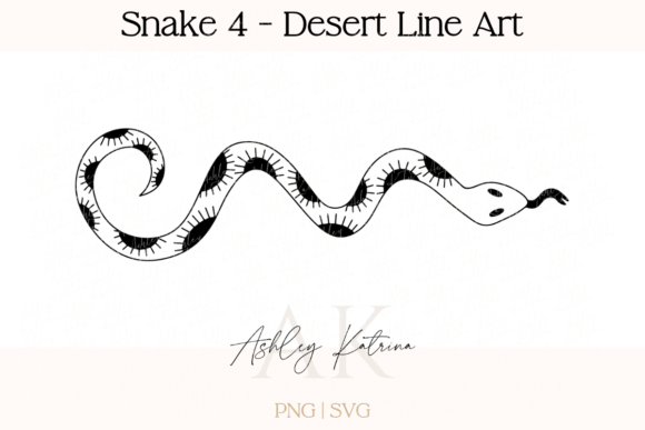 Download Snake 4 -Western Desert Line Art - Snake Collection