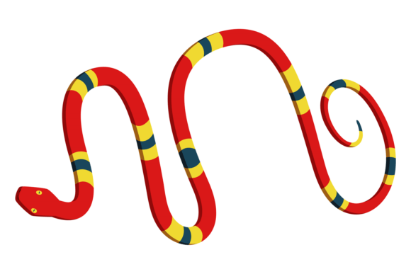 Download Coral Snake Color Icon. Milk Serpent. Ve - Snake Collection