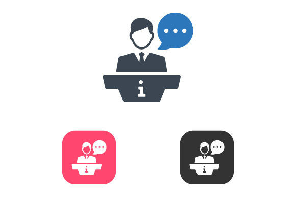 Download Information Desk Icon - Premium Bundle