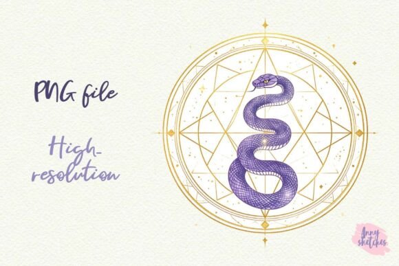 Download Serpent Snake Sacred Geometry Clipart - Snake Collection