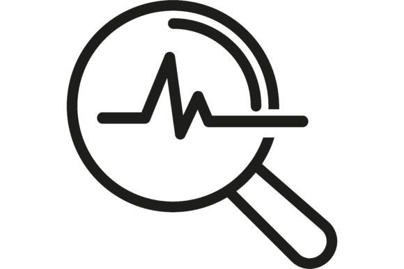 Download Signal Analysis Line Icon. Information, - Premium Resources