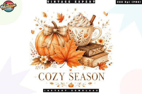 Download Cozy Season Fall Reading Time PNG - Season Collection